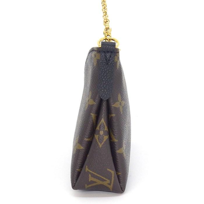 Louis Vuitton Pallas Monogram M41639 Black Leather Trim Shoulder Bag – Rank A Condition | BeyVogue