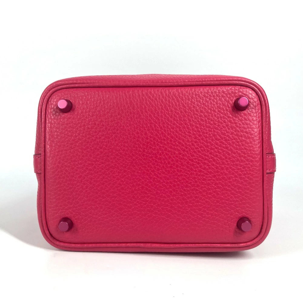 Hermès Picotin Lock PM 18 Rose Mexico Taurillon Clemence Leather Handbag – Pre-Owned