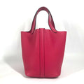 Hermès Picotin Lock PM 18 Rose Mexico Taurillon Clemence Leather Handbag – Pre-Owned