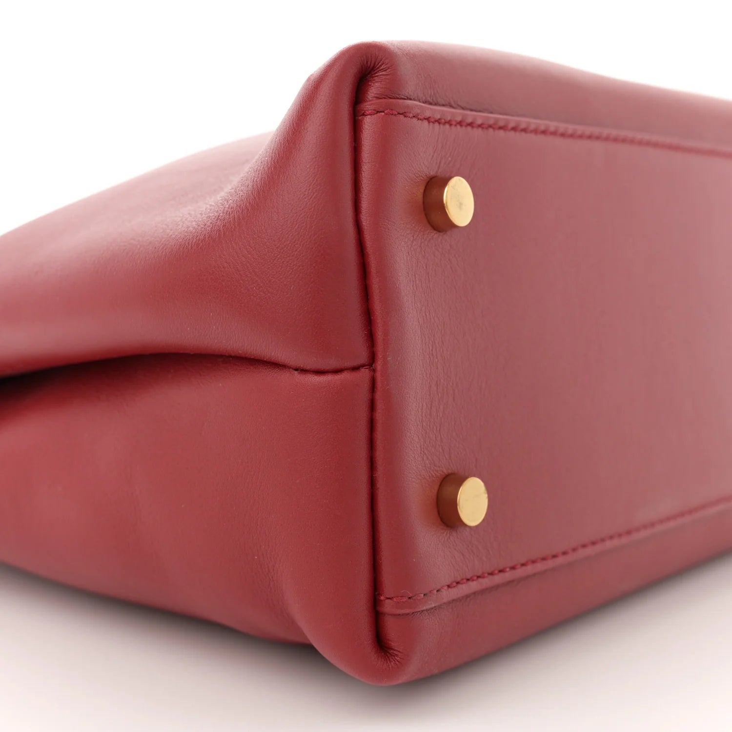 Bottega Veneta - Silky Calfskin Medium Andiamo Shoulder Bag Rosewood Space