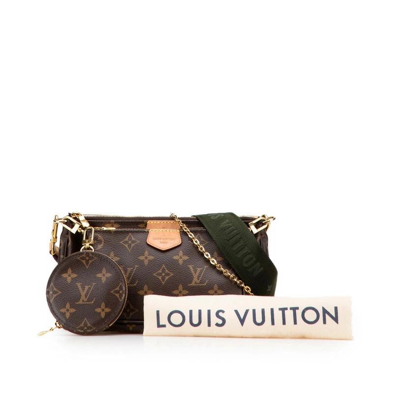 Louis Vuitton Multi Pochette Accessoires Monogram Khaki M44813 Crossbody Bag – Very Good Condition | BeyVogue