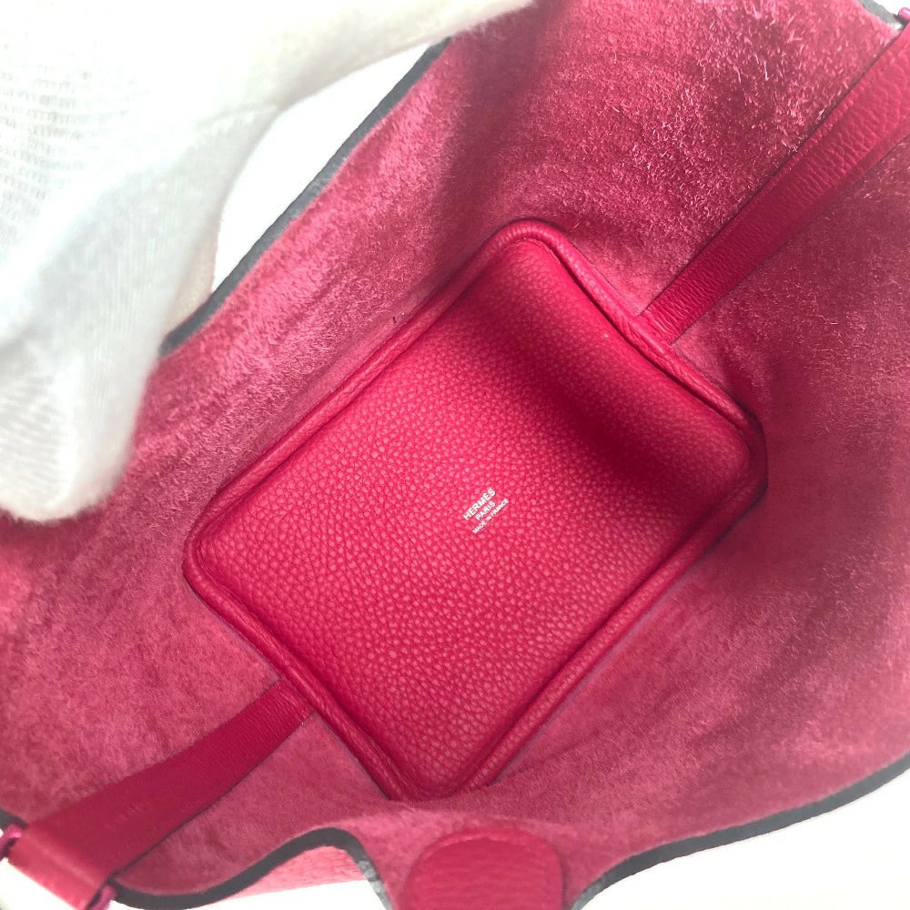 Hermès Picotin Lock PM 18 Rose Mexico Taurillon Clemence Leather Handbag – Pre-Owned