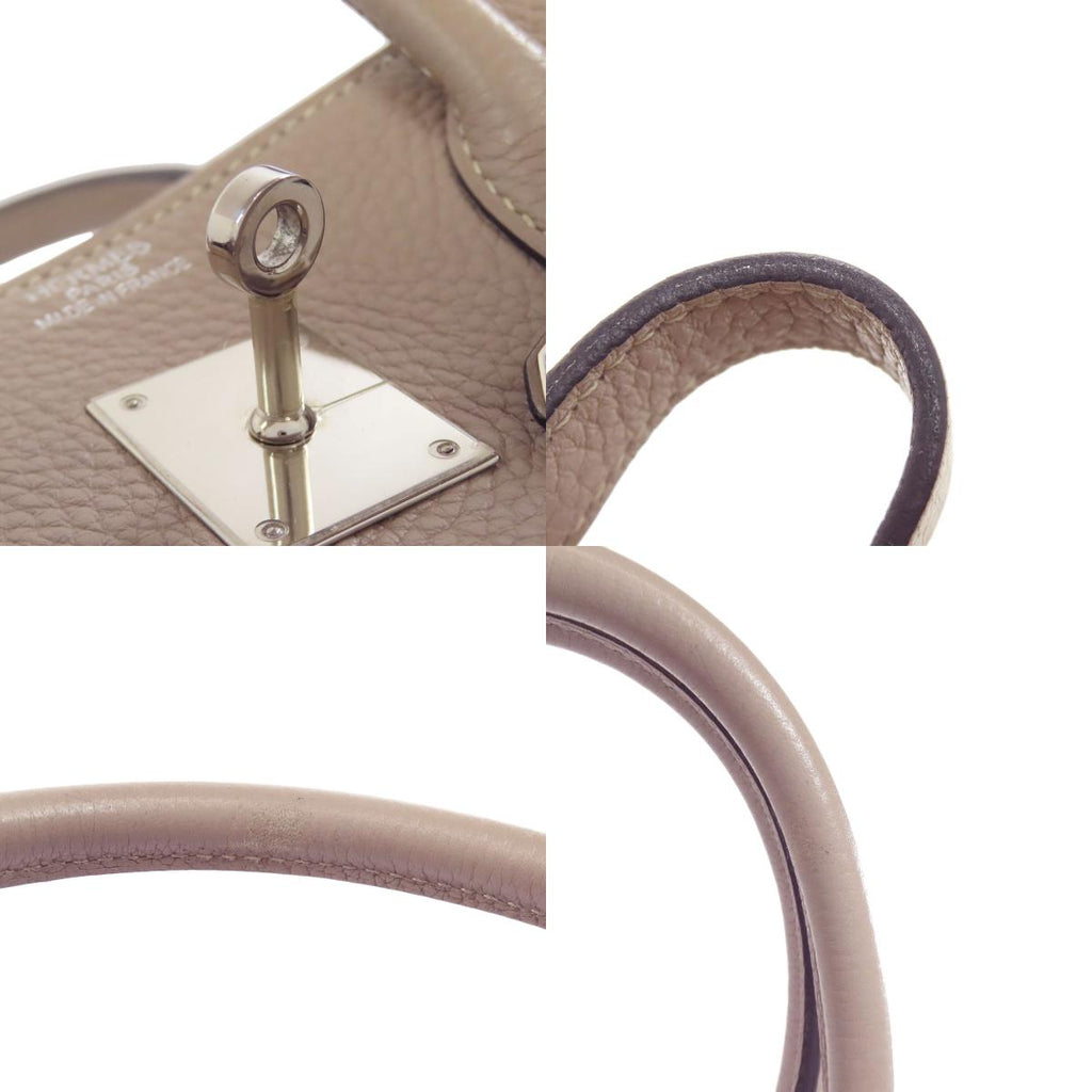 Hermès Birkin 35 Tourtière Grey Taurillon Leather Handbag with Palladium Hardware – Pre-Owned