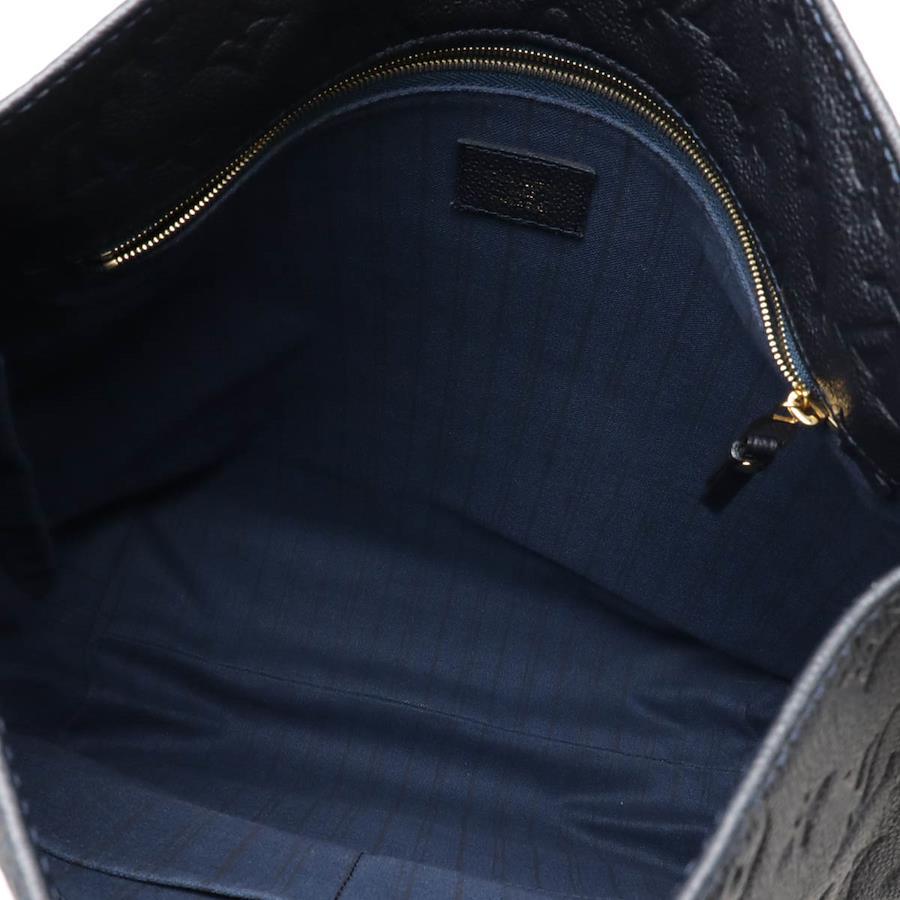 Louis Vuitton Metis Tote Monogram Empreinte Infini M40808 Navy Leather 2-Way Bag – Very Good Condition | BeyVogue