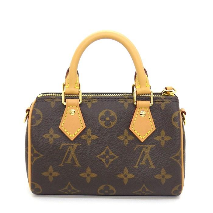Louis Vuitton Nano Speedy Monogram M81085 Mini Crossbody Bag – Rank A Condition | BeyVogue