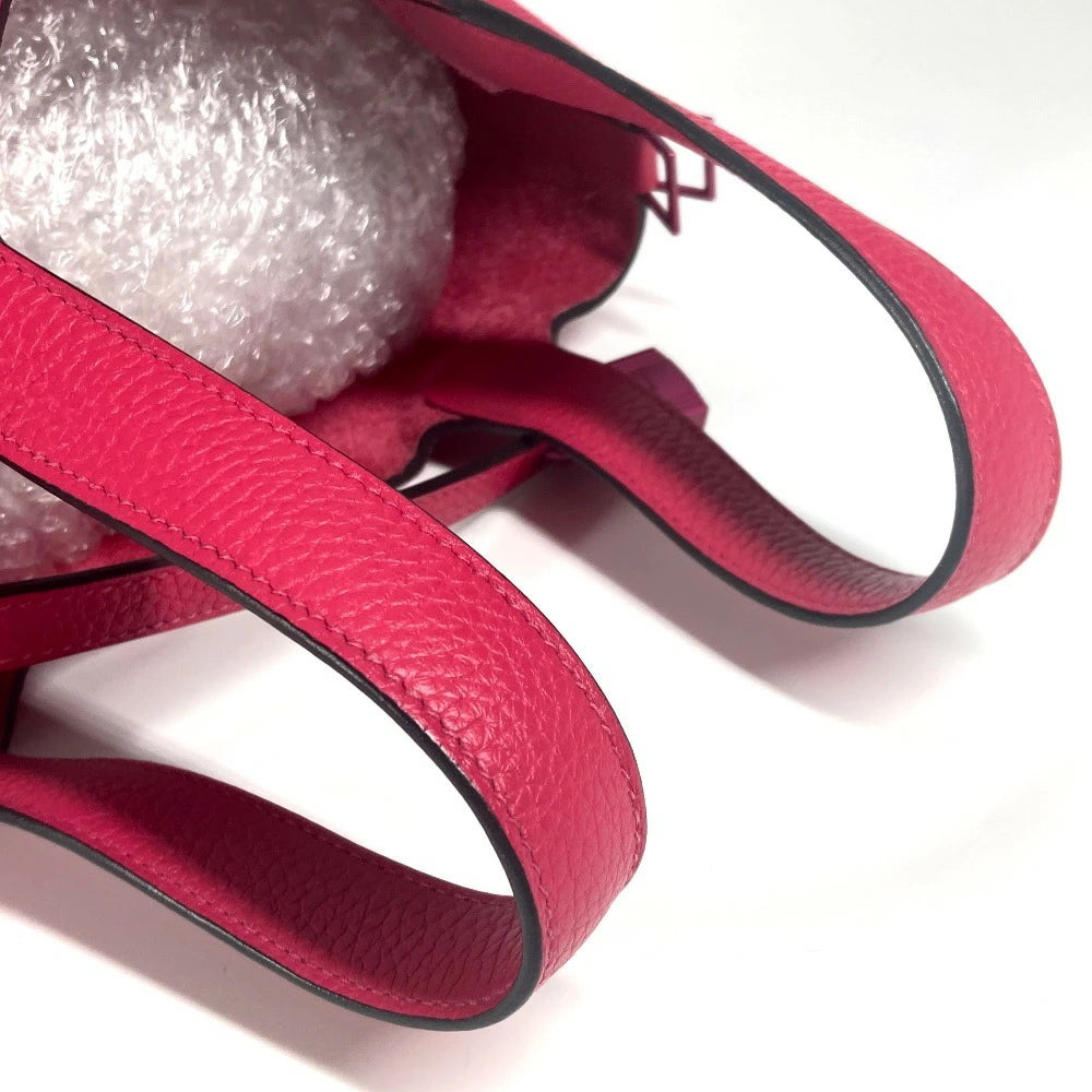 Hermès Picotin Lock PM 18 Rose Mexico Taurillon Clemence Leather Handbag – Pre-Owned