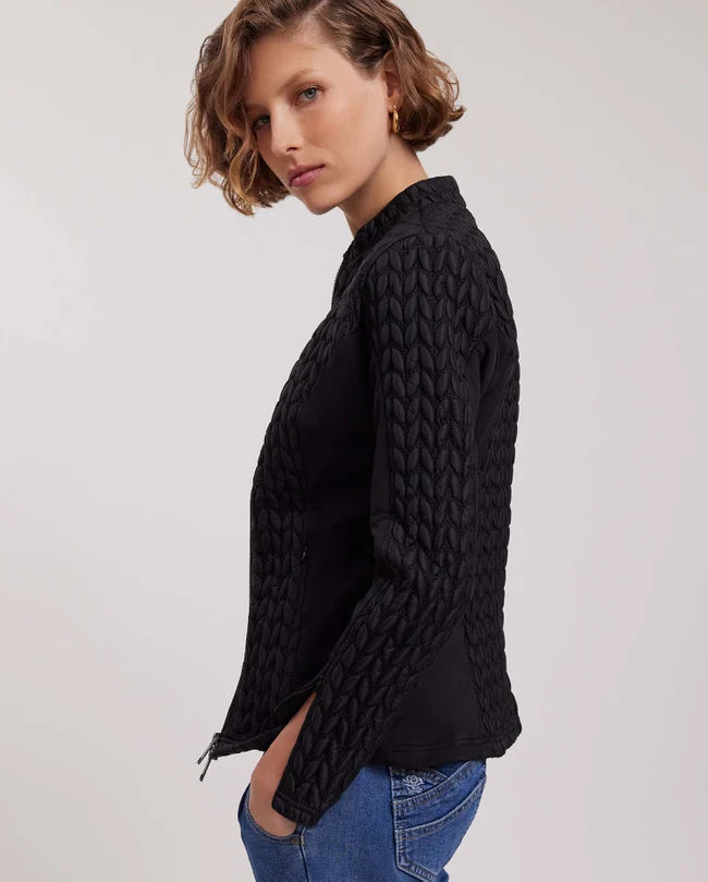 ANNA-F JACKET – ELEGANT STRUCTURED TEXTURED JACKET | WOMEN’S PARISIAN STYLE