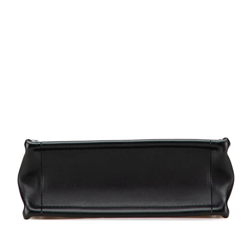 Dior Mini Book Tote Black Leather Macrocannage – Pre-Owned