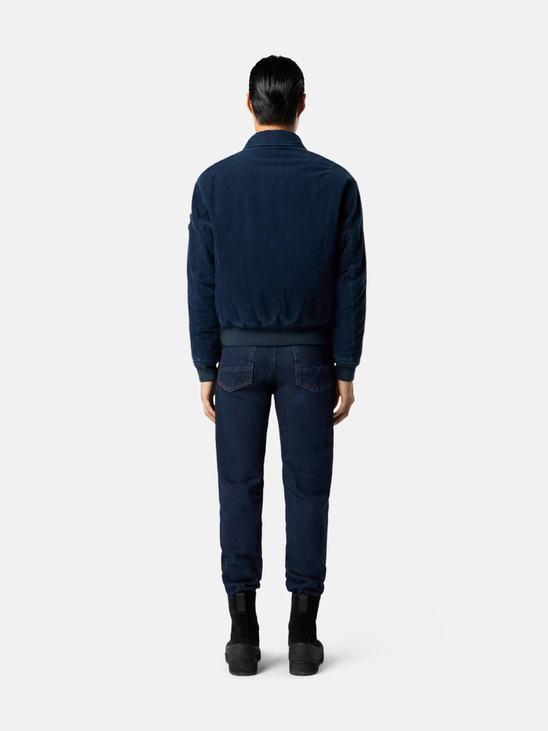 STONE ISLAND SLIM FIT STRETCH INDIGO JEANS | DENIM RESEARCH RINSED JEANS